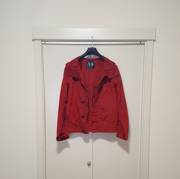 armani exchange rain jacket